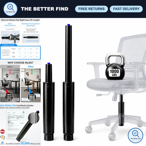 Universal office chair gas - 8",