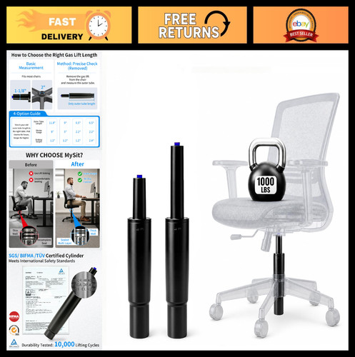Heavy duty office chair - duty, gas